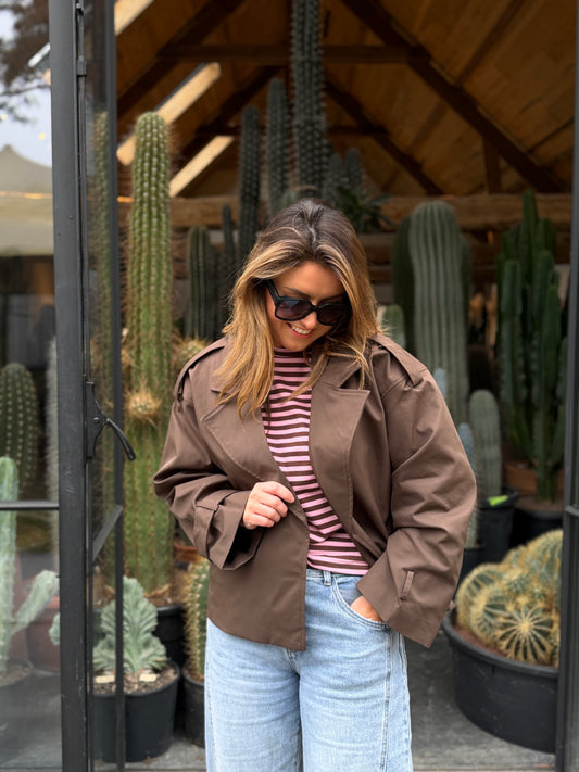 Jacqueline Trench Coat choco