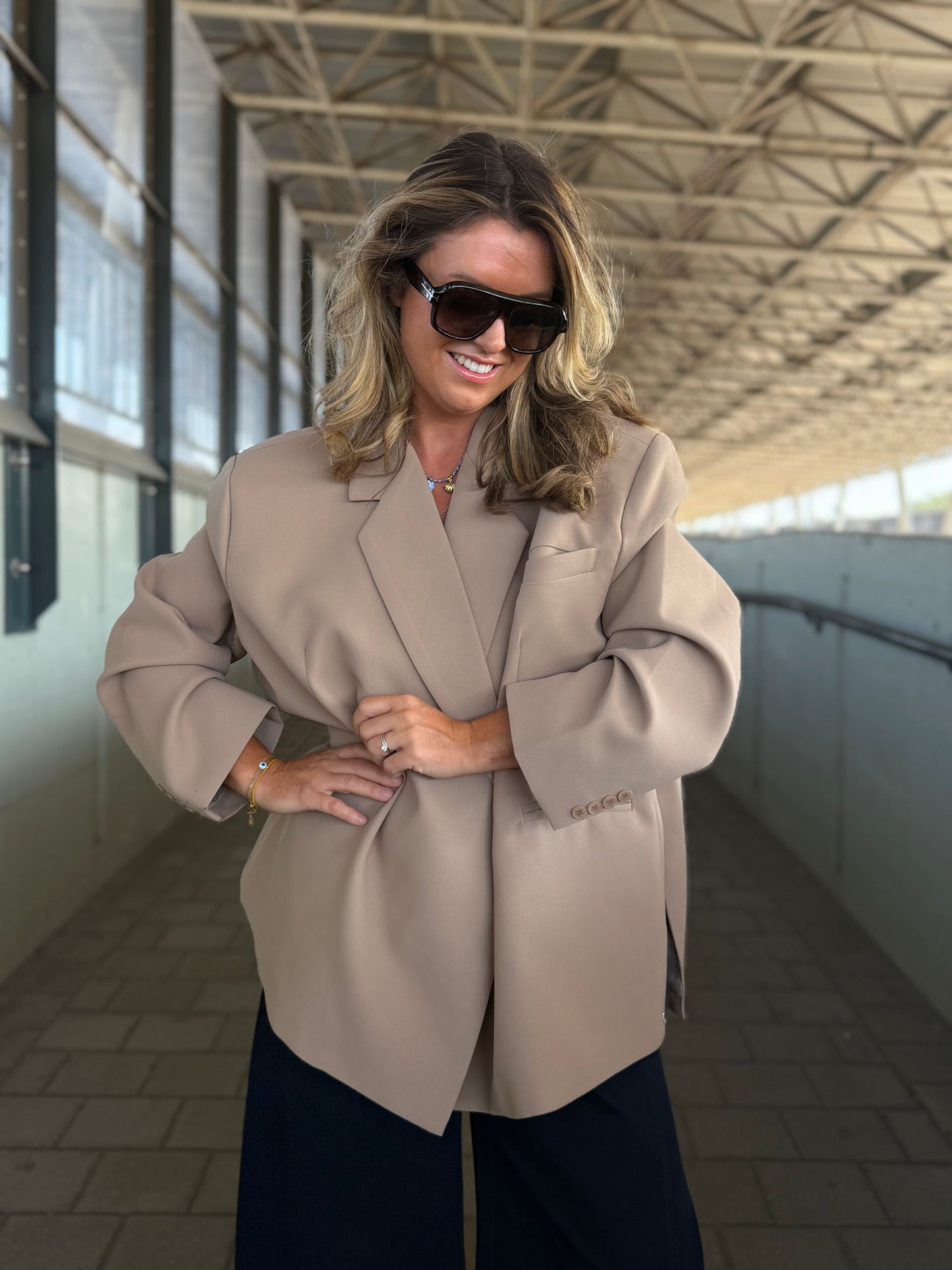 Charlie Blazer Beige
