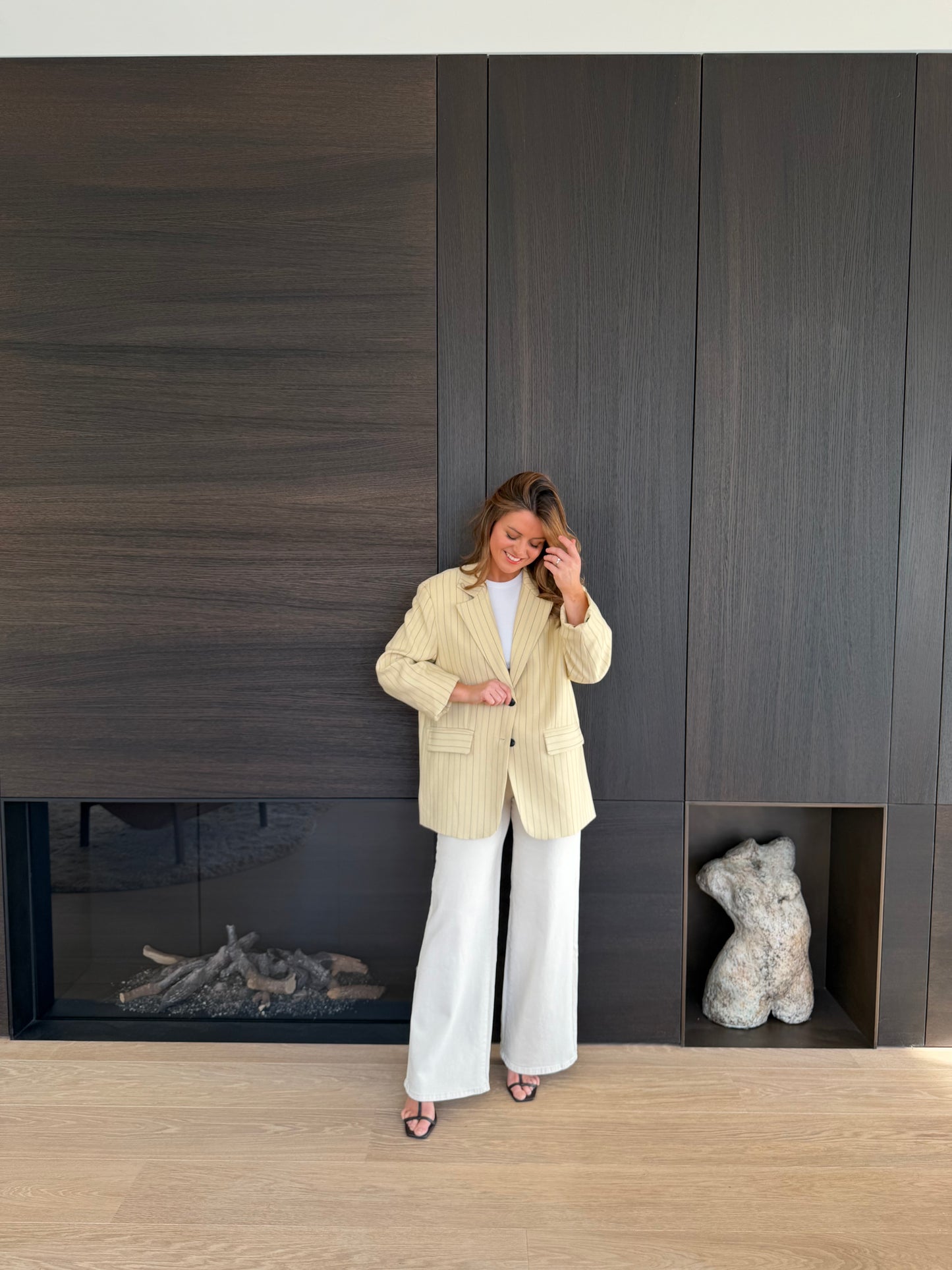 Gisèle Blazer Pastel Geel