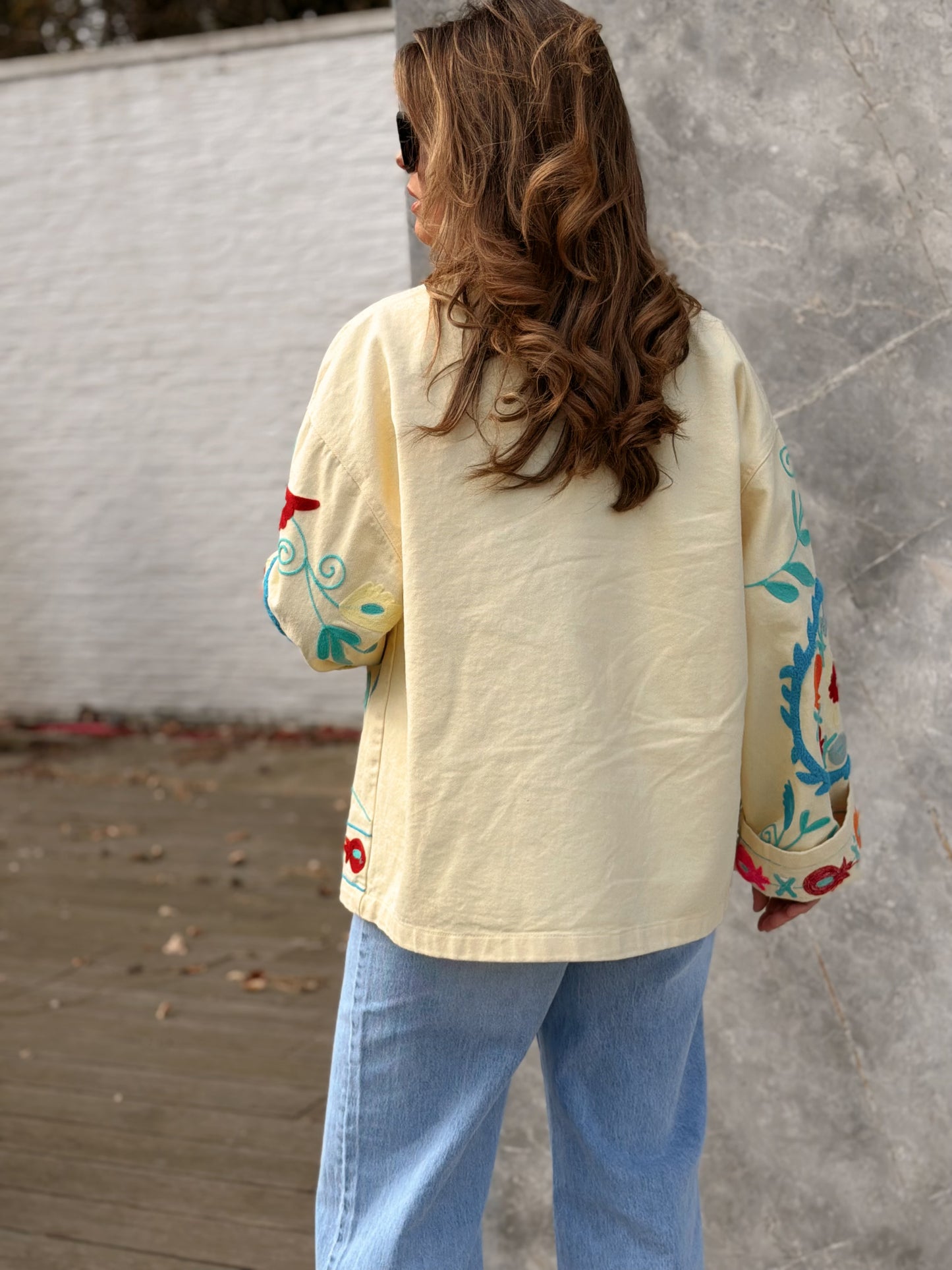 Loni Boho Jacket Yellow