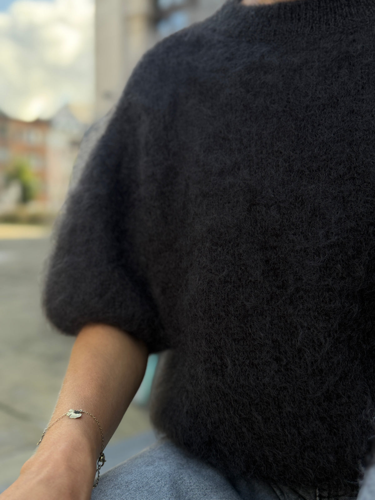 Vinci Mohair pull brown