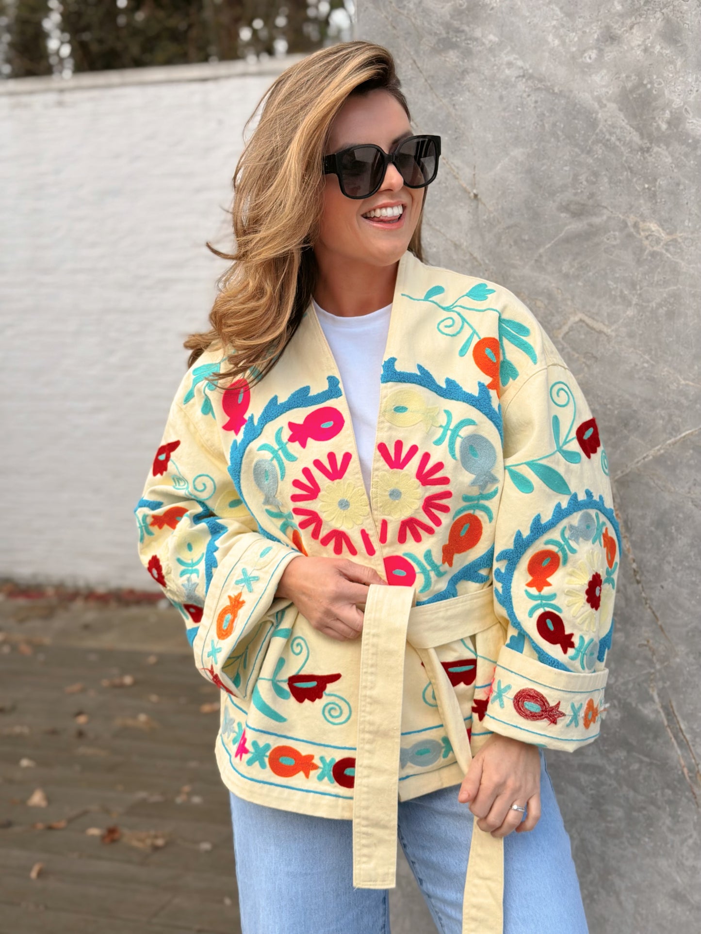 Loni Boho Jacket Yellow