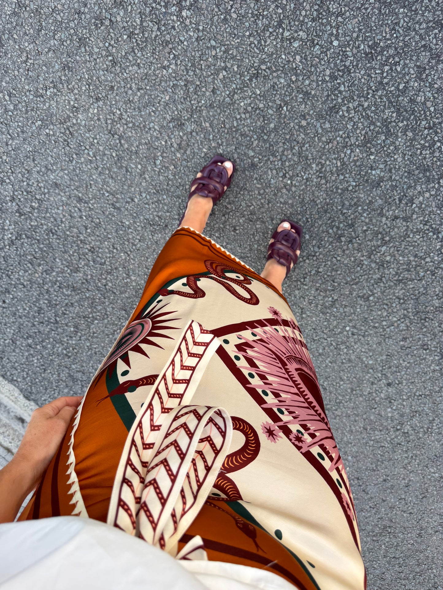 COCO skirt oranje