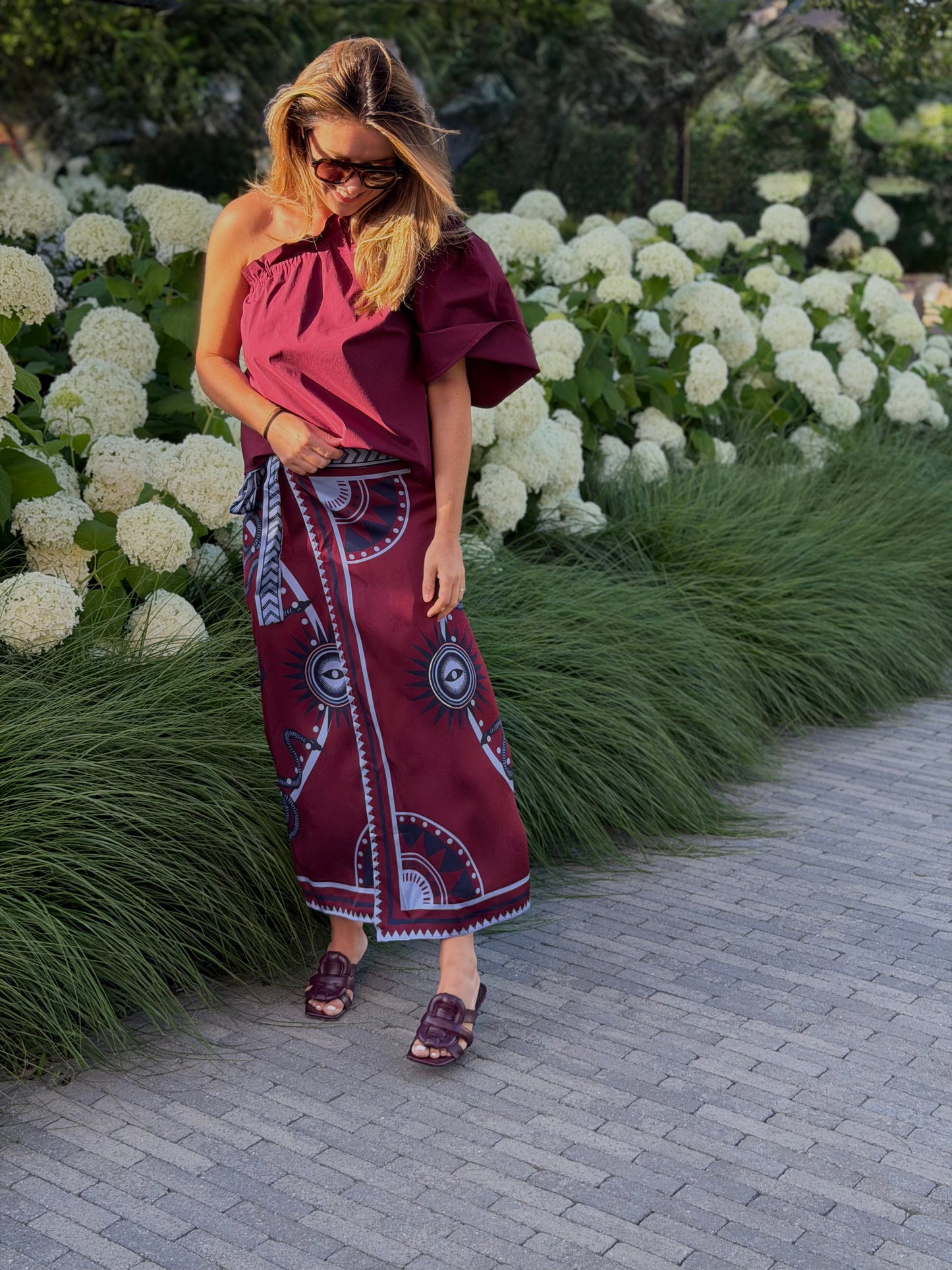 Violette Top Bordeaux