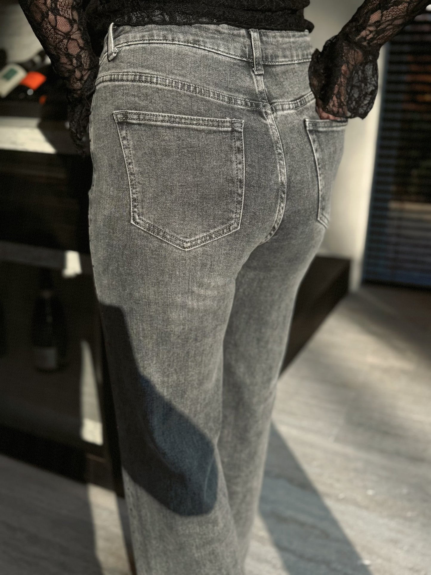 Sparkle Jeans Grey