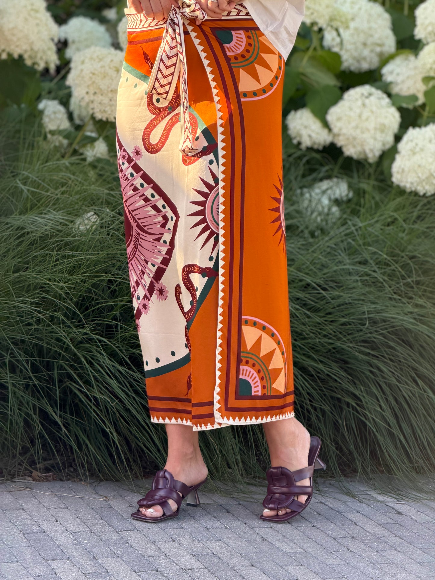 COCO skirt oranje
