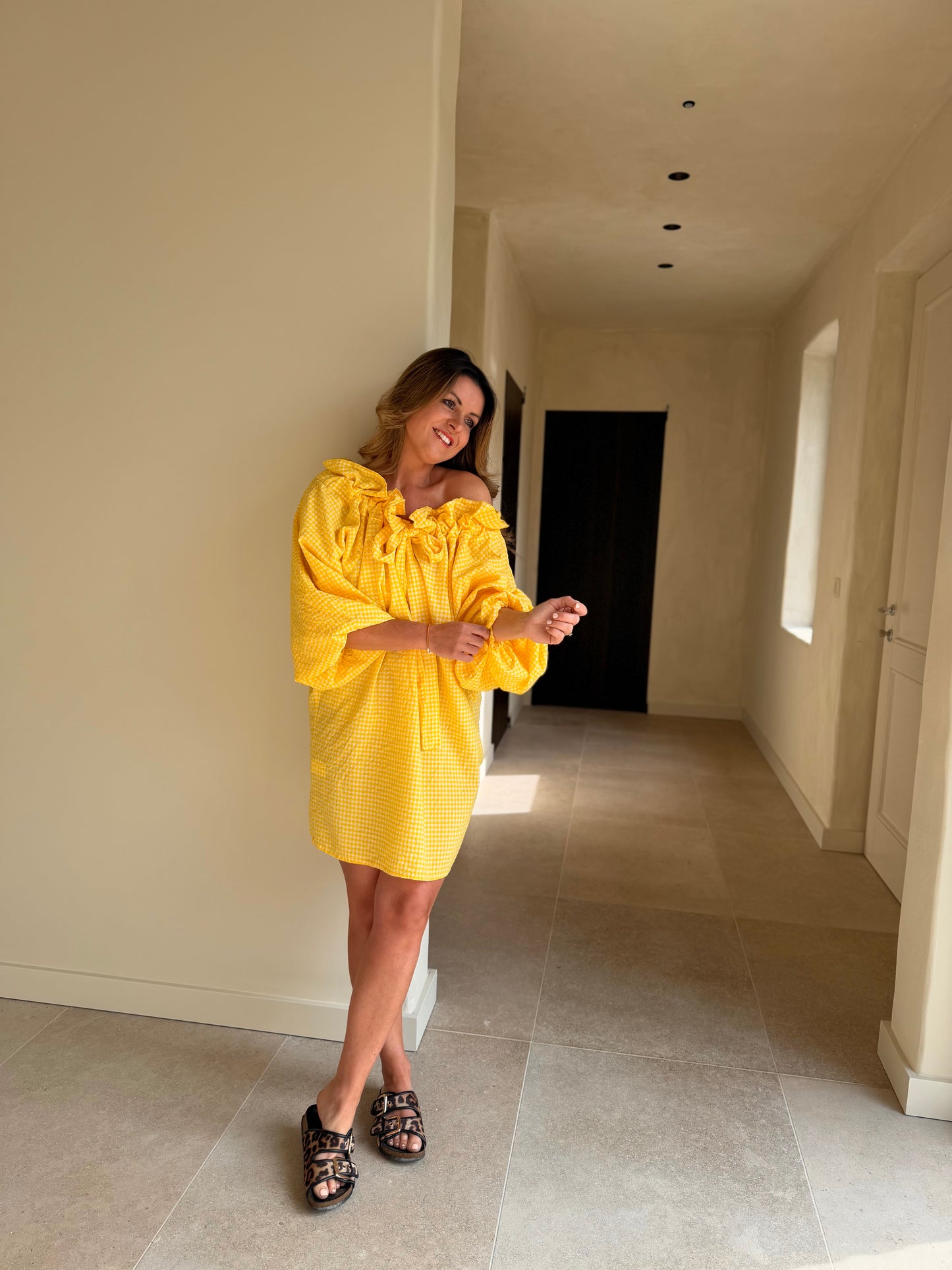 Molly Dress Geel