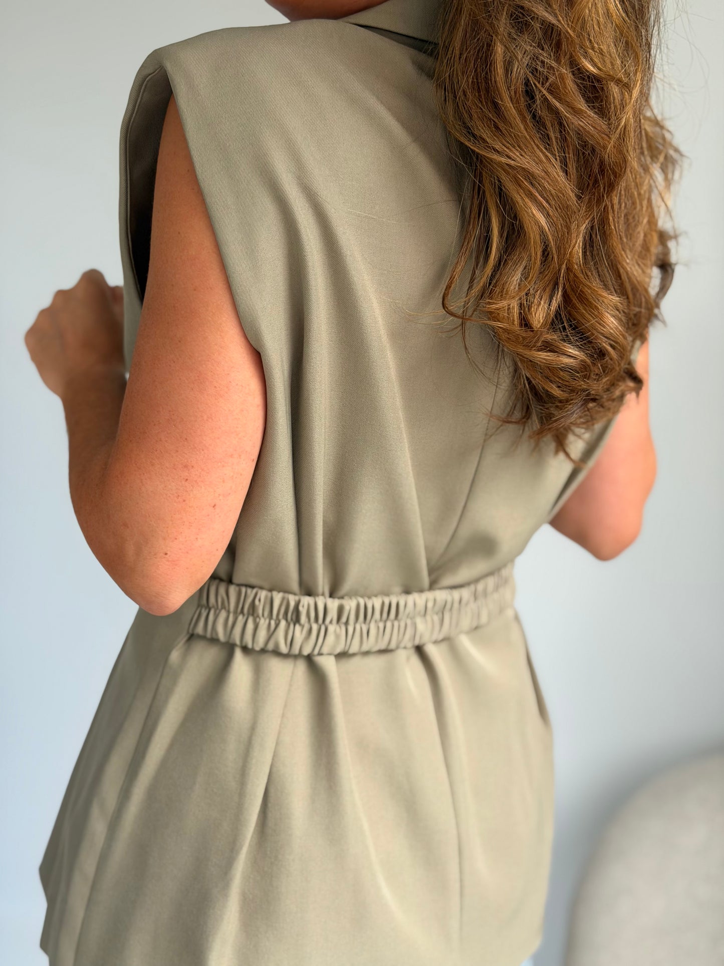 Romé Gilet Kaki