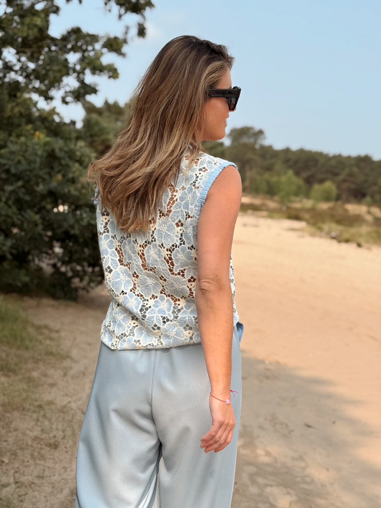 Gracie Top Blauw