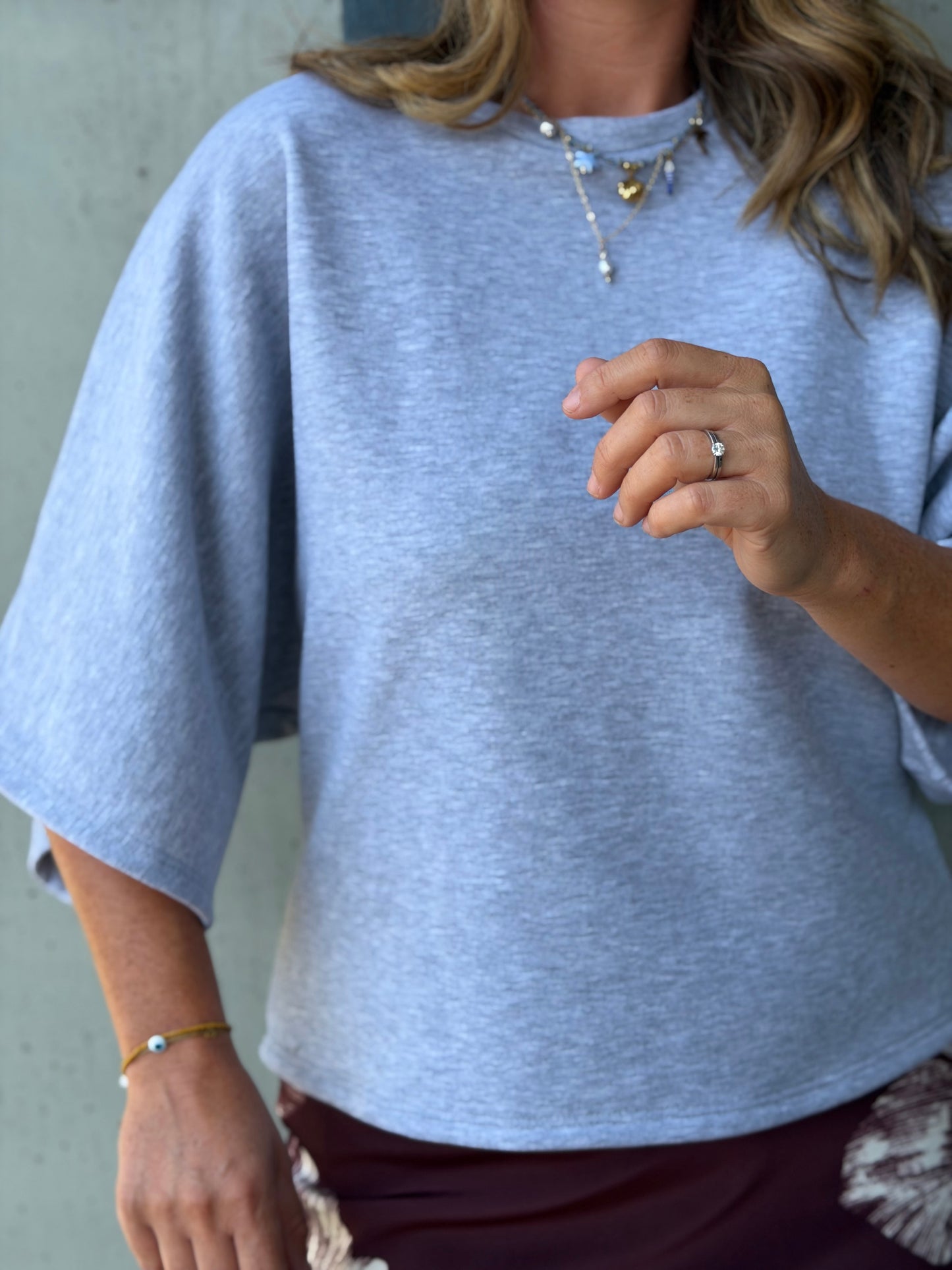 Stella Sweater t-shirt grijs