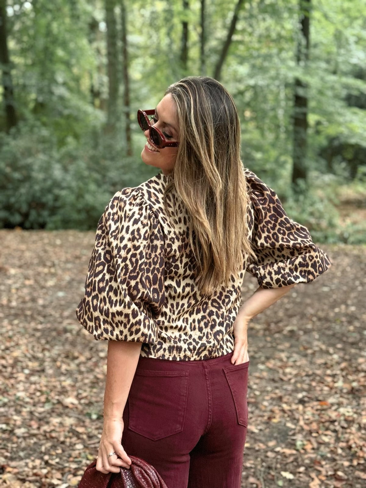 Amber Jeans Bordeaux