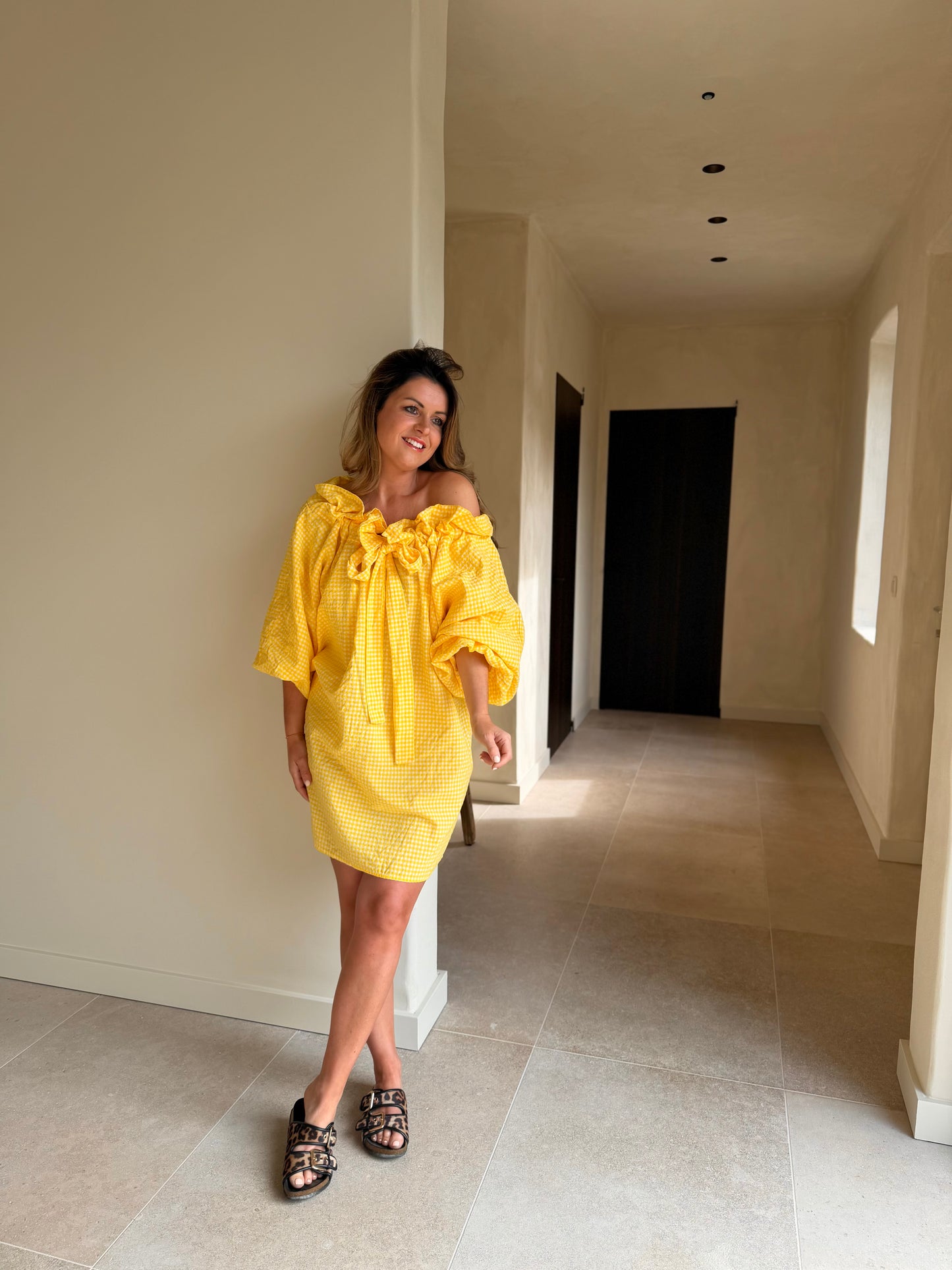 Molly Dress Geel