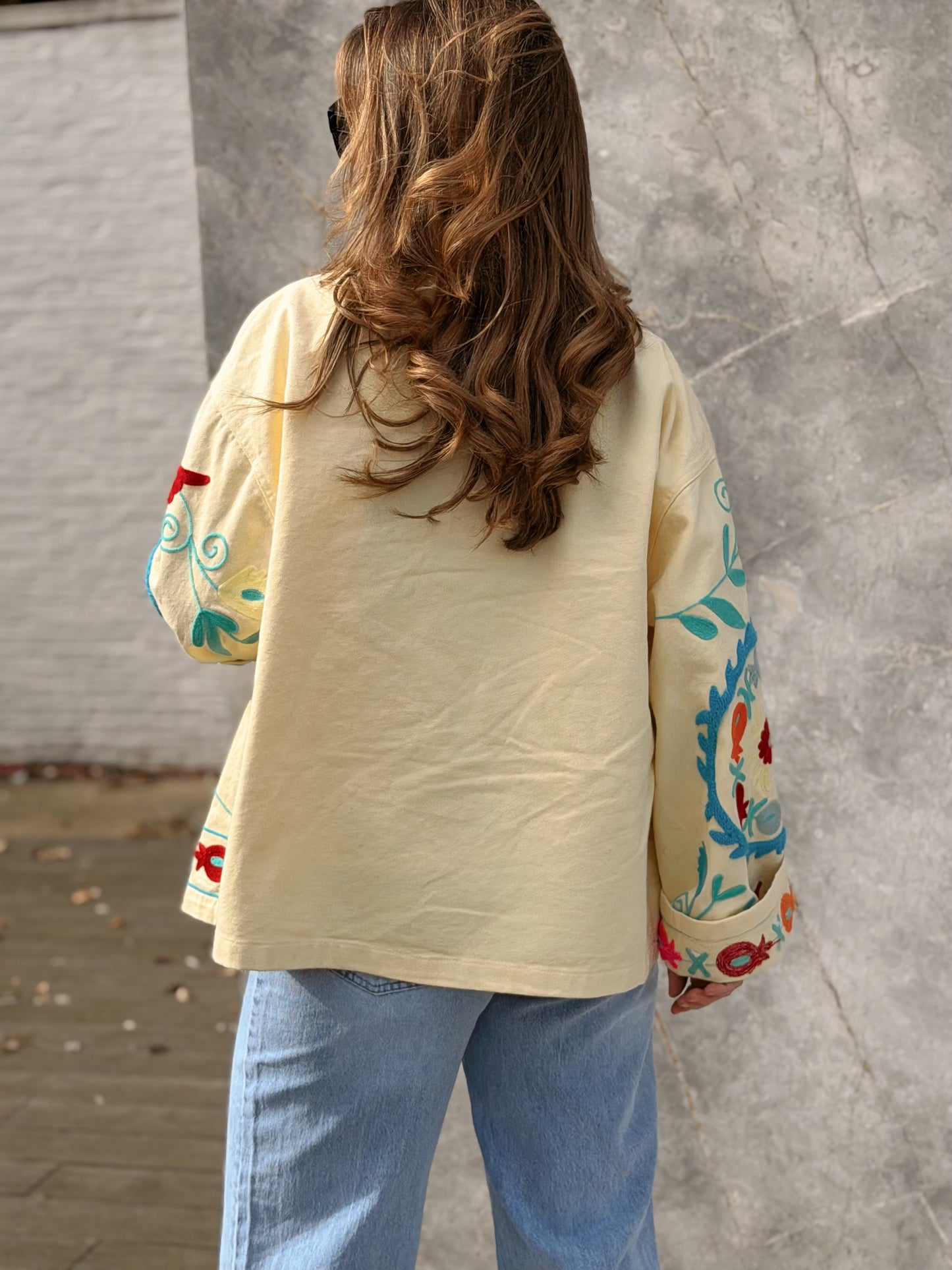 Loni Boho Jacket Yellow
