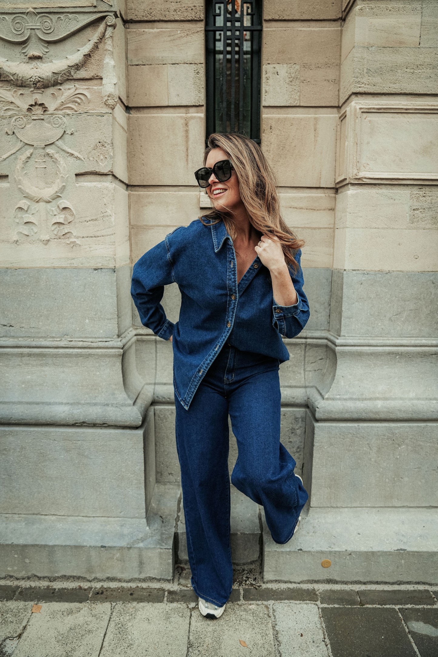 Jacky Hemd Dark Denim