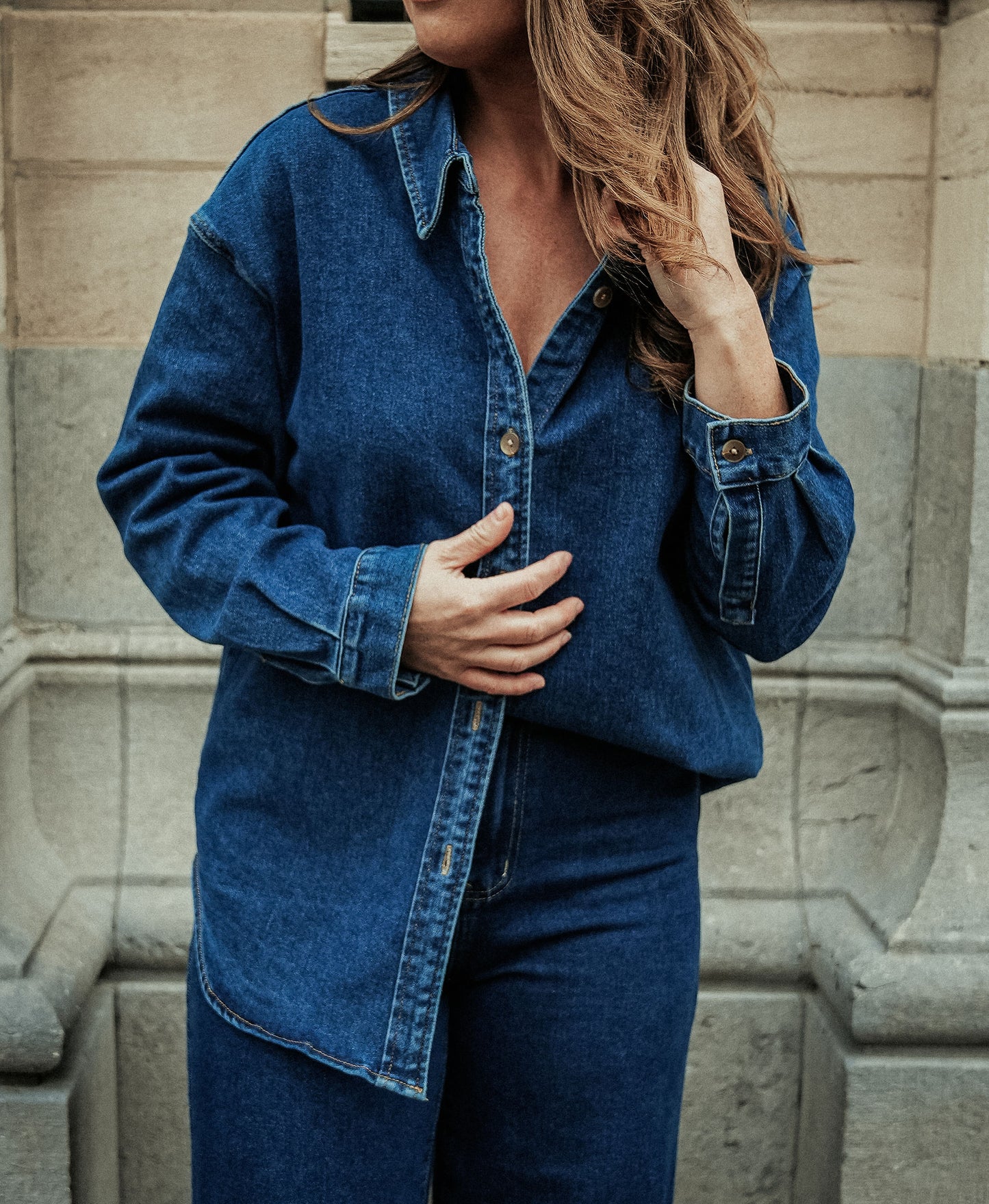 Jacky Hemd Dark Denim