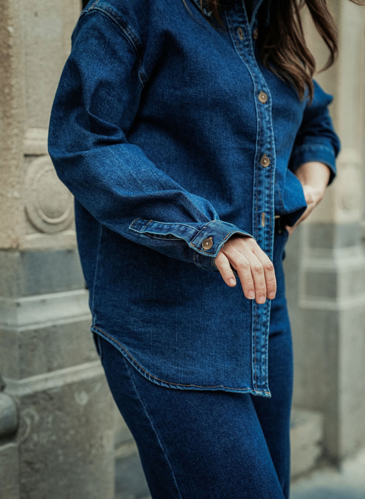 Jacky Hemd Dark Denim