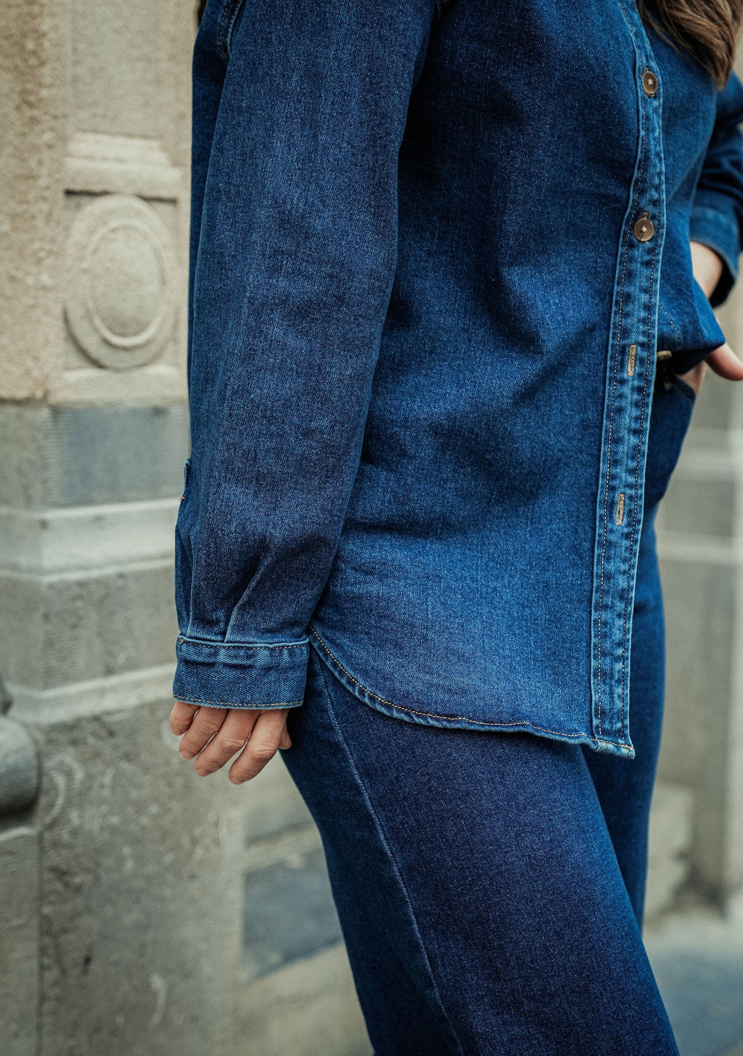 Jacky Hemd Dark Denim