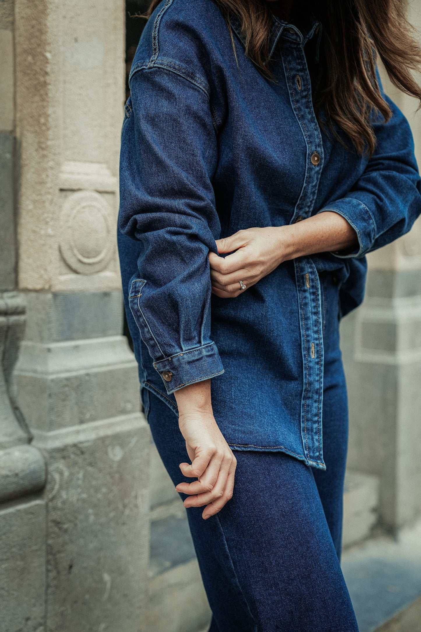 Jacky Hemd Dark Denim