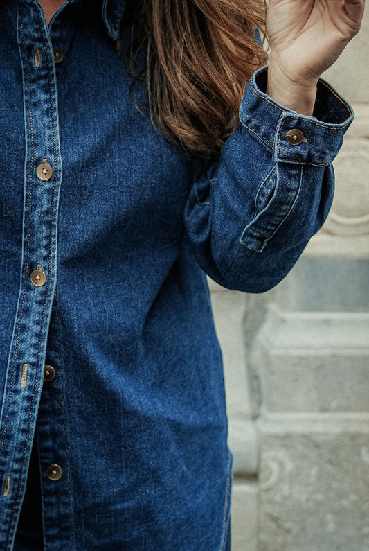 Jacky Hemd Dark Denim