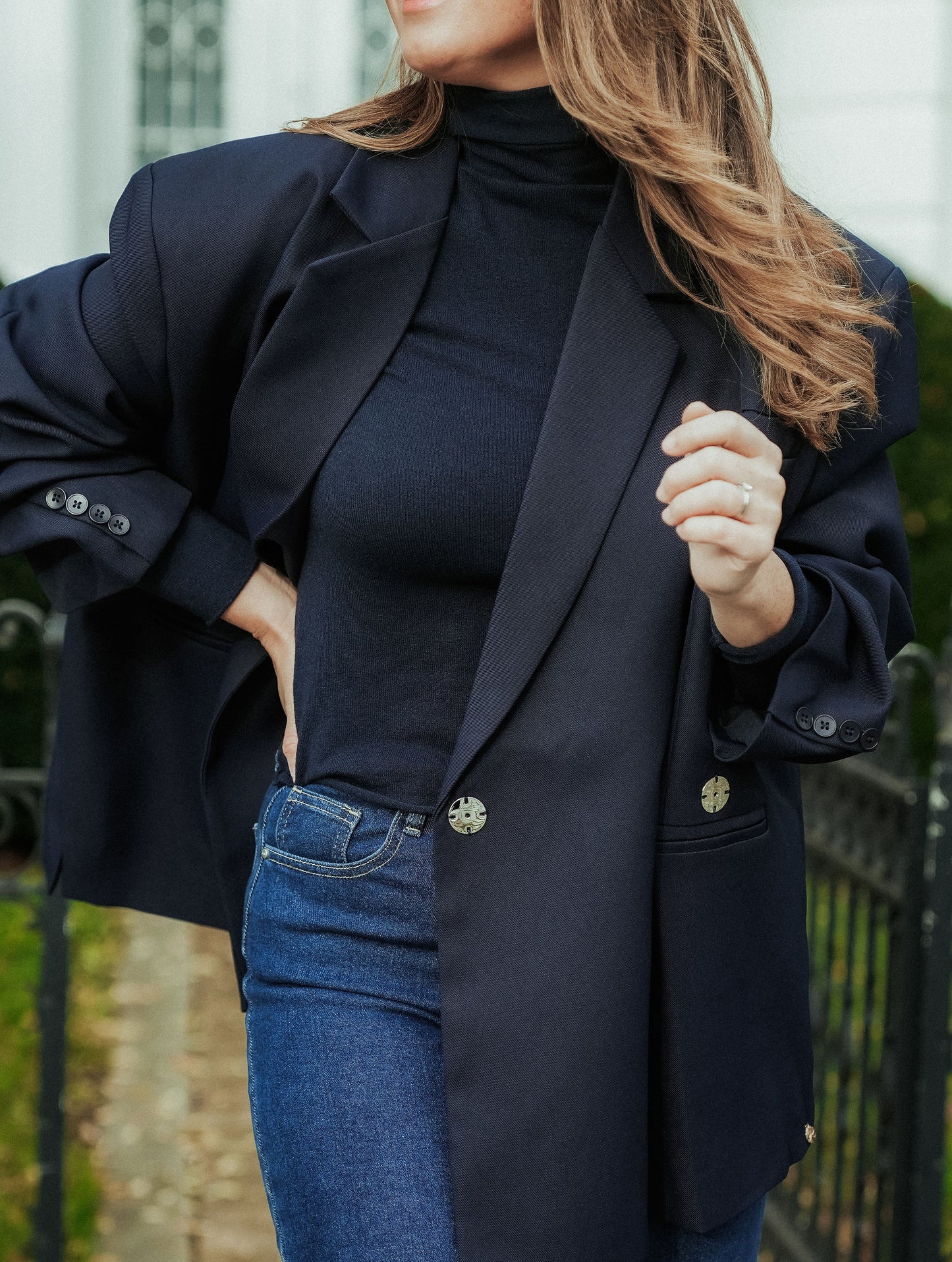 Charlie Blazer Jacket Marine