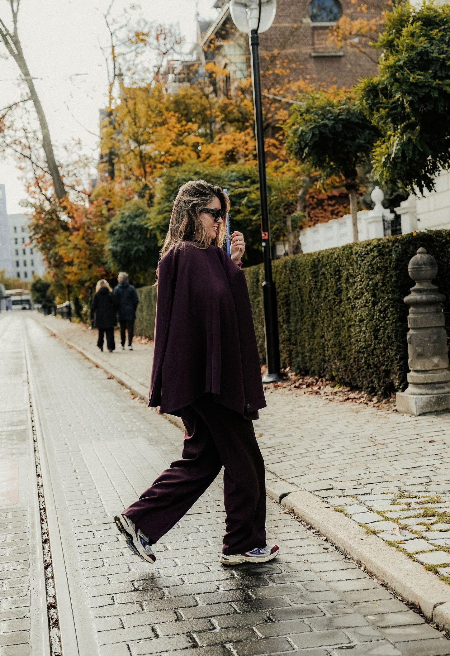 Cosette Suit Bordeaux Dubbel knoop