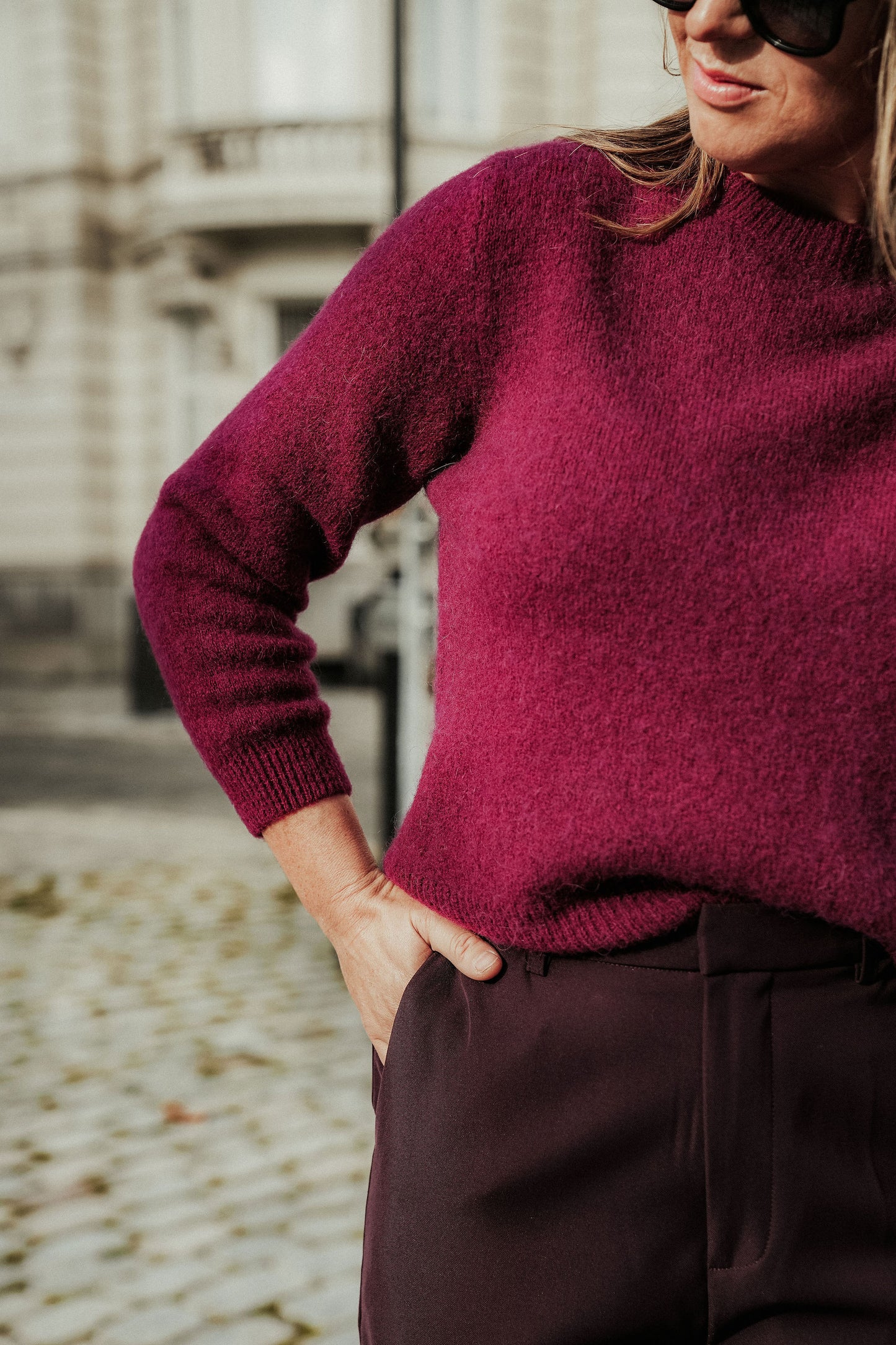 Maelle Knit Bordeaux