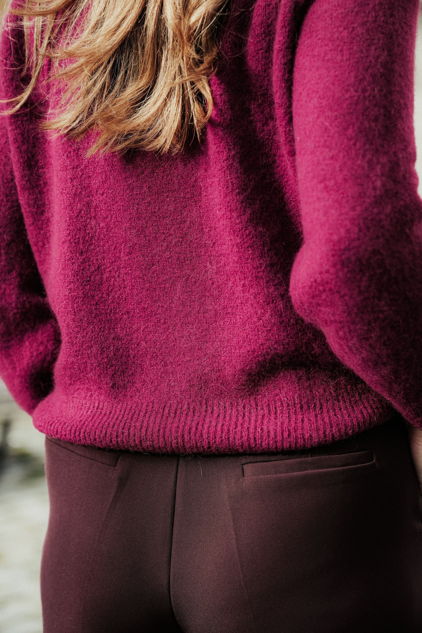 Maelle Knit Bordeaux