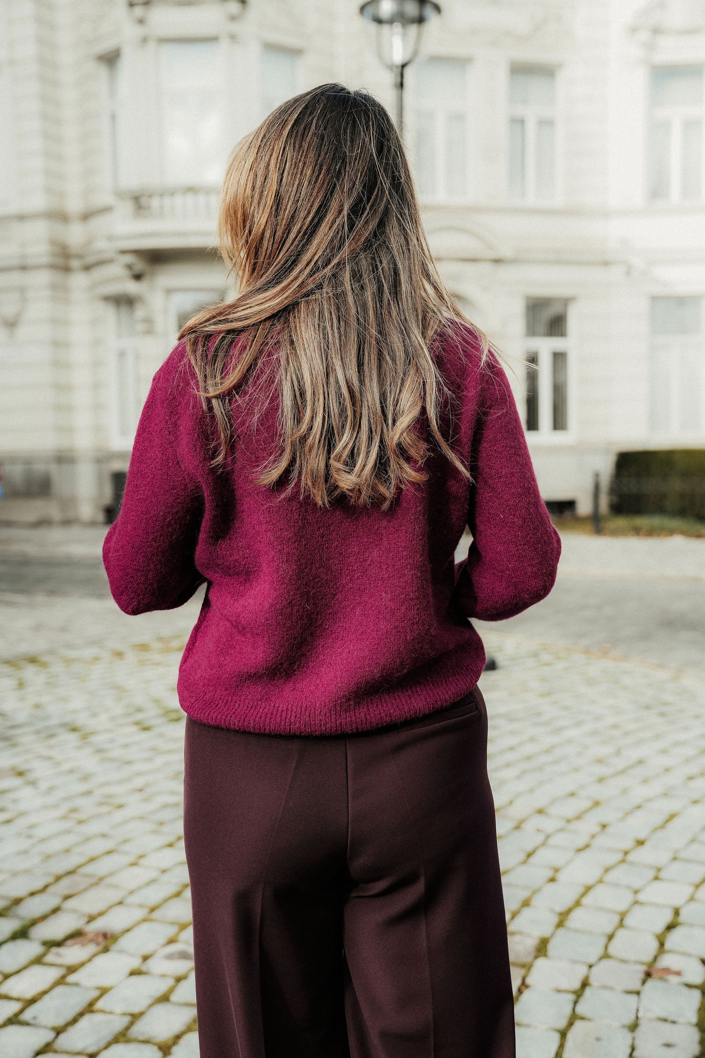 Maelle Knit Bordeaux
