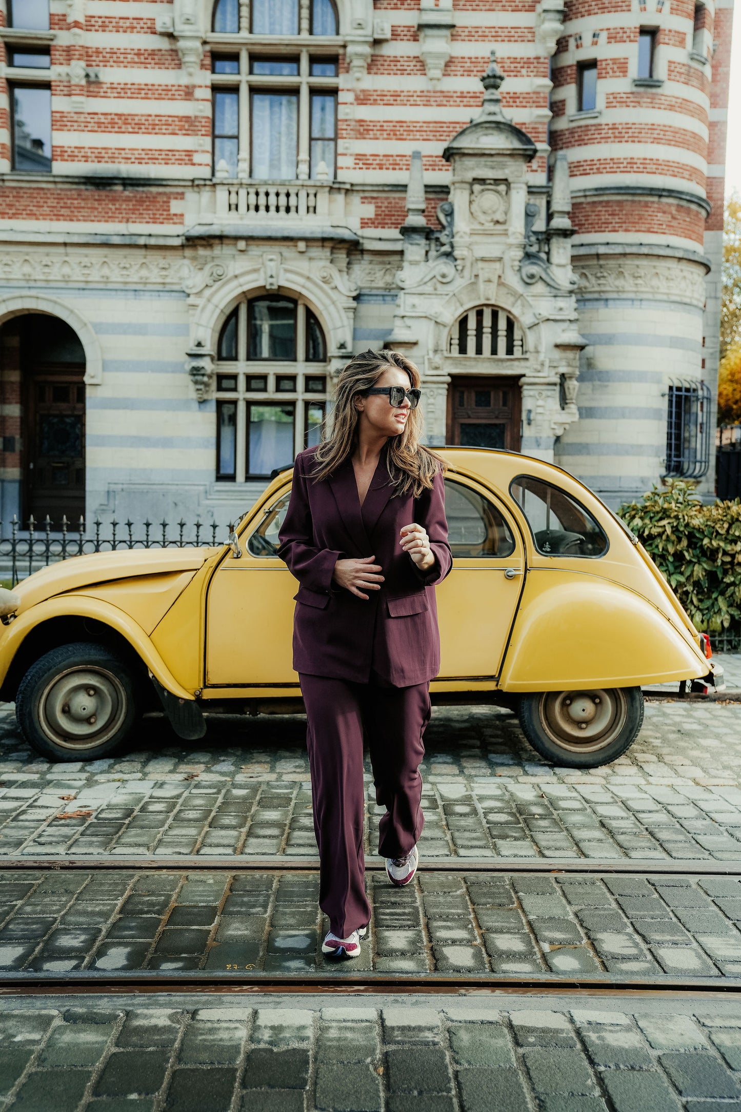 Cosette Suit Bordeaux Dubbel knoop