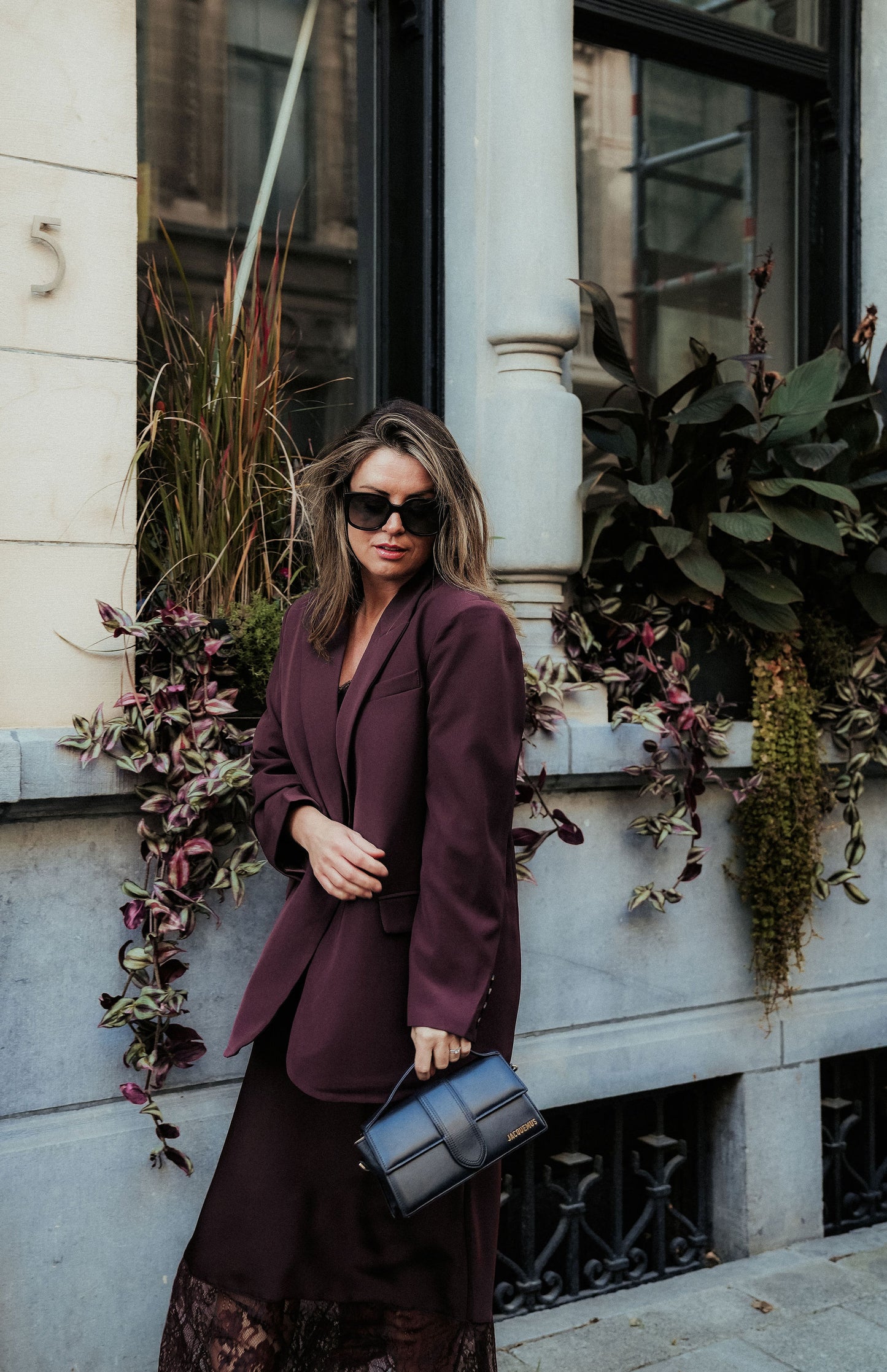 Silvie Skirt Plum Bordeaux