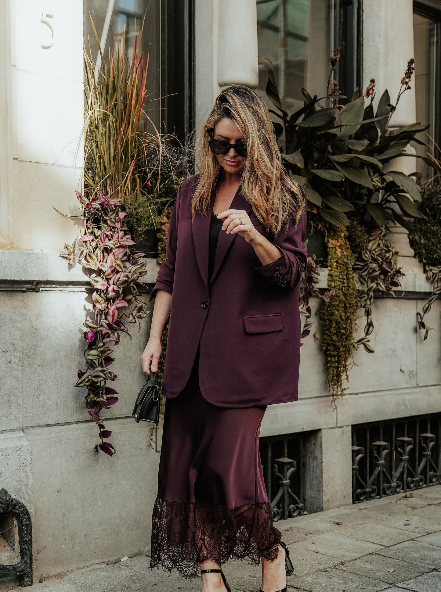 Silvie Skirt Plum Bordeaux