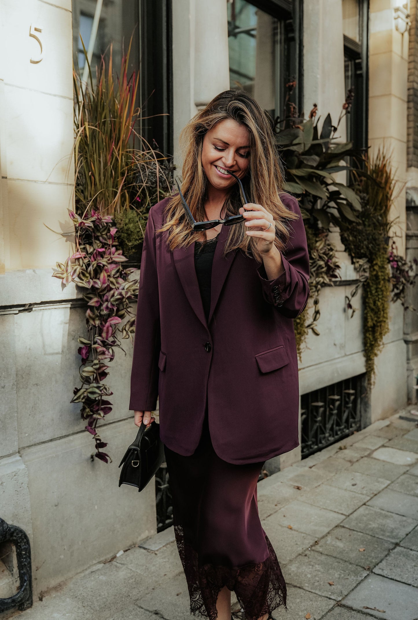 Silvie Skirt Plum Bordeaux