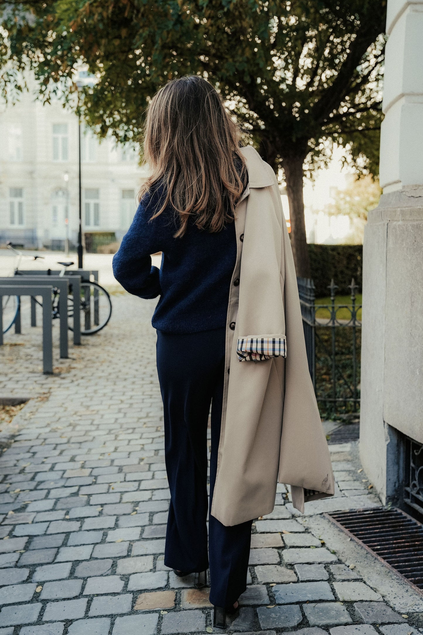 Maelle Knit Marine Blauw