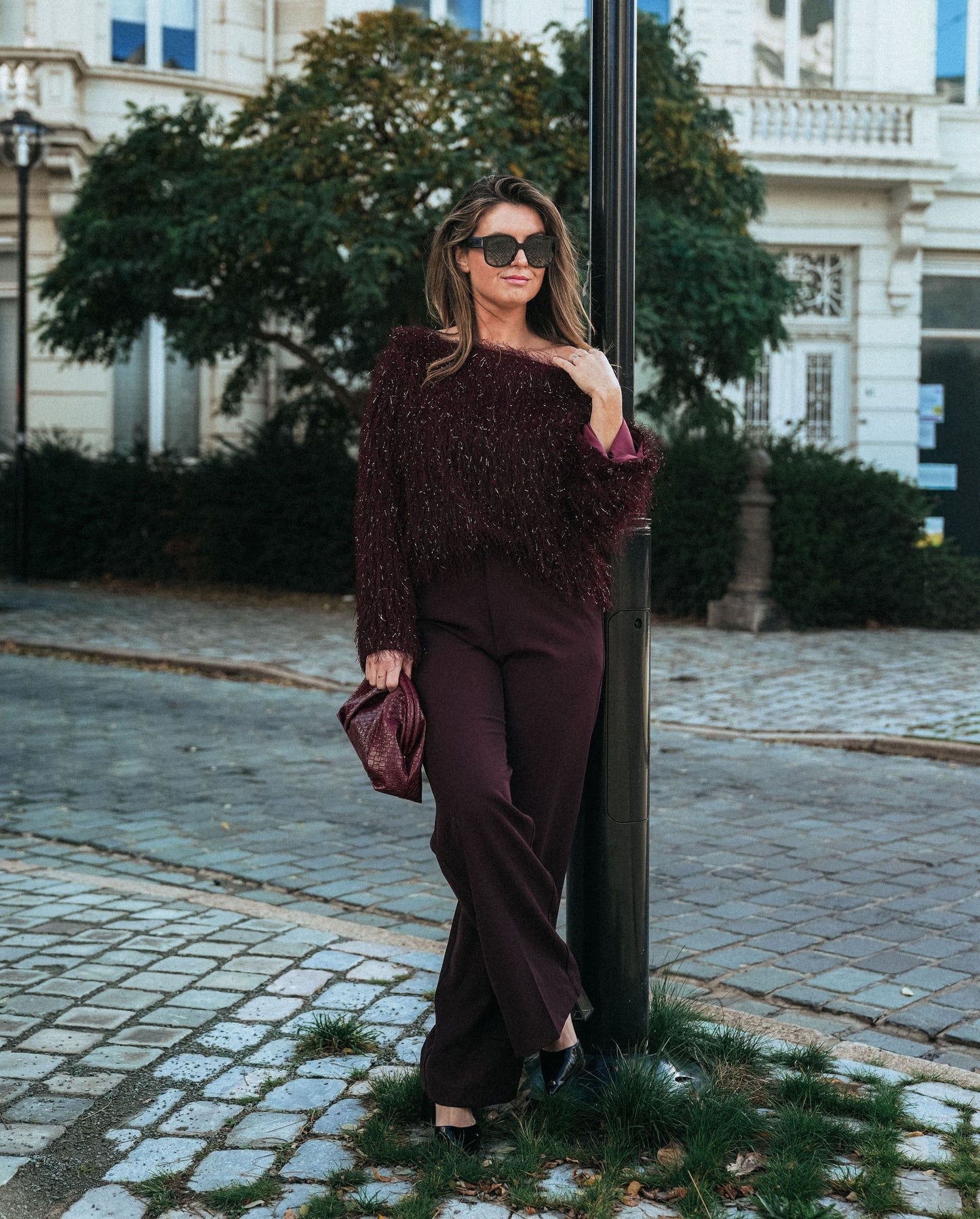 Sienna top Bordeaux