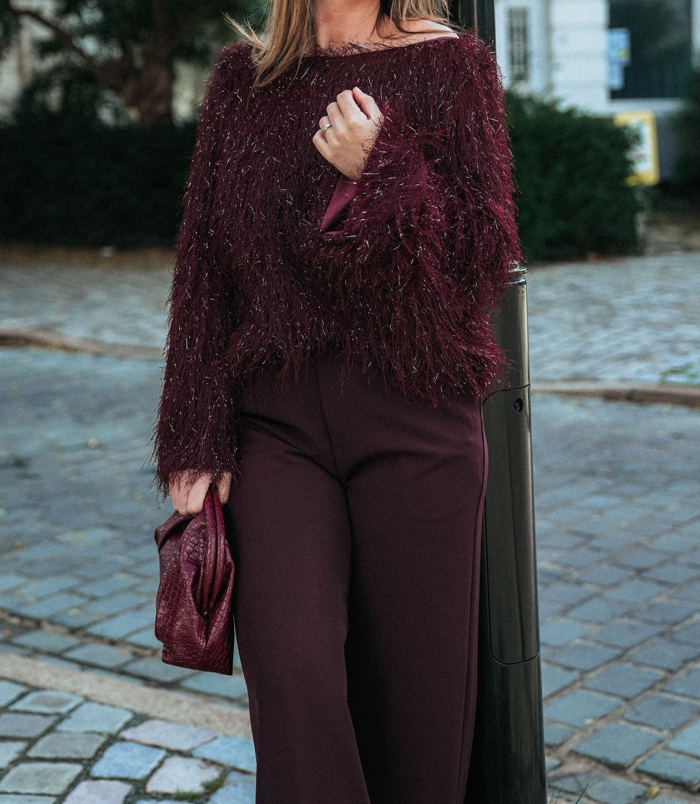 Sienna top Bordeaux