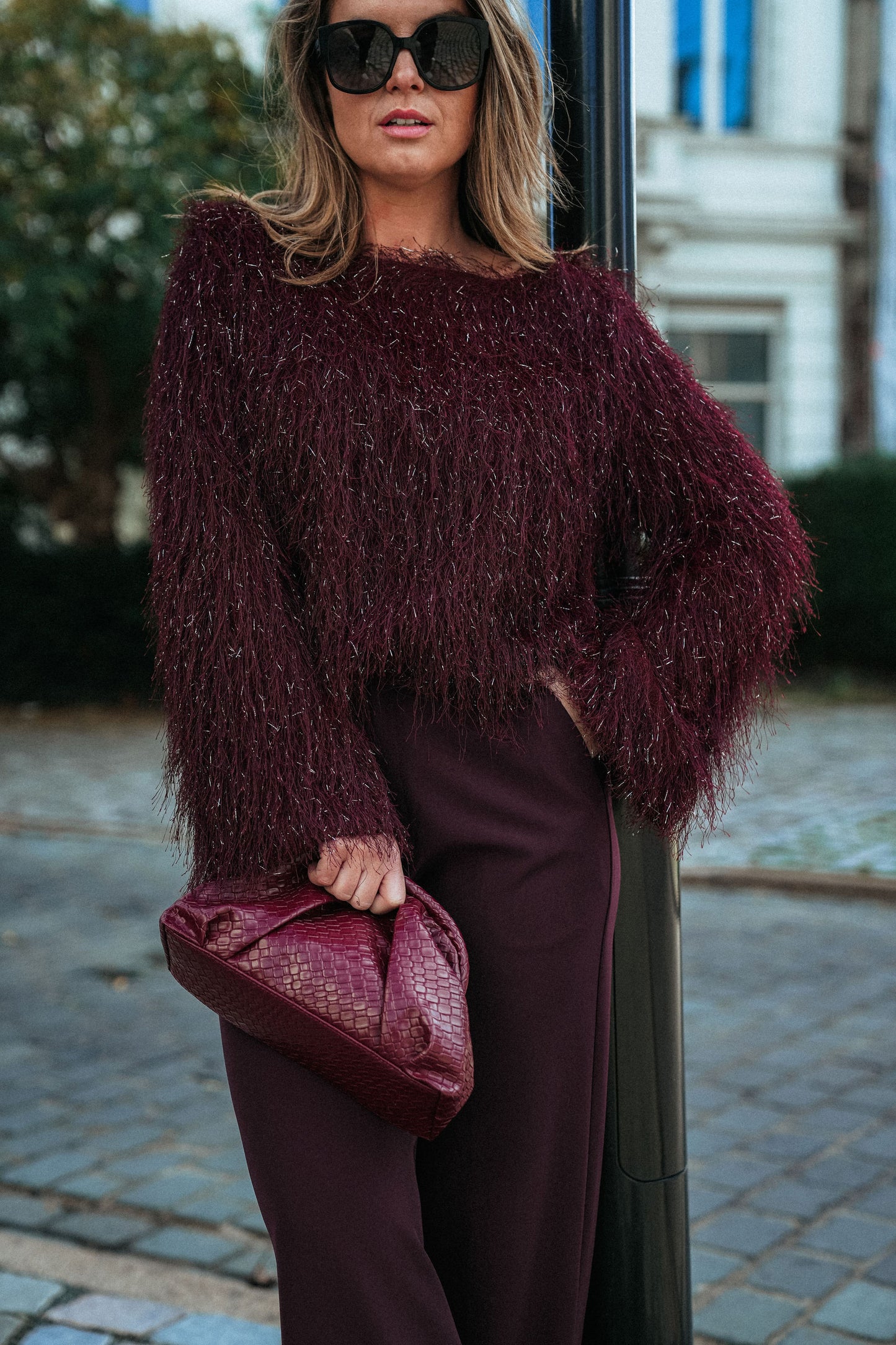 Sienna top Bordeaux