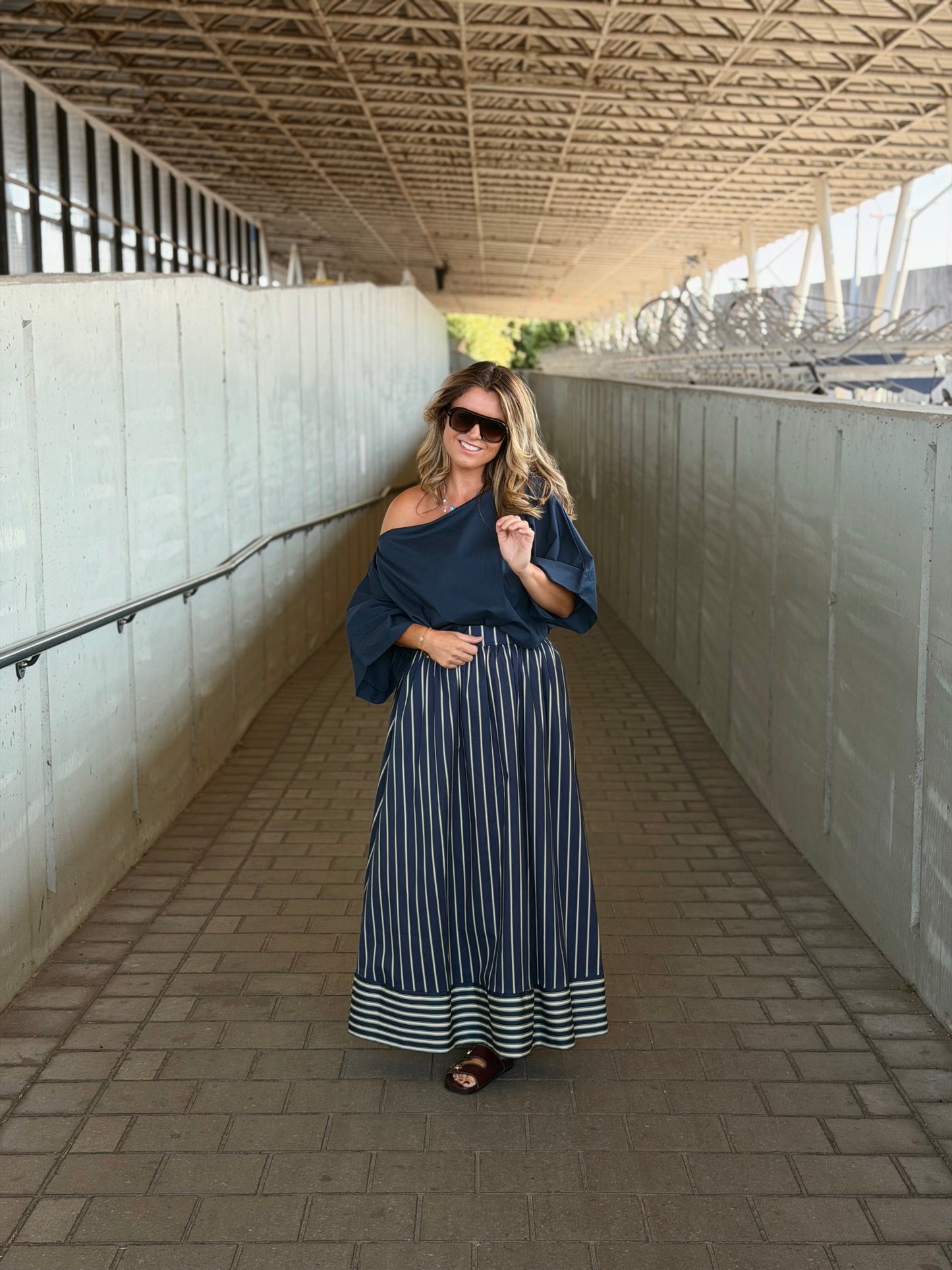 Perla Rok strepen navy