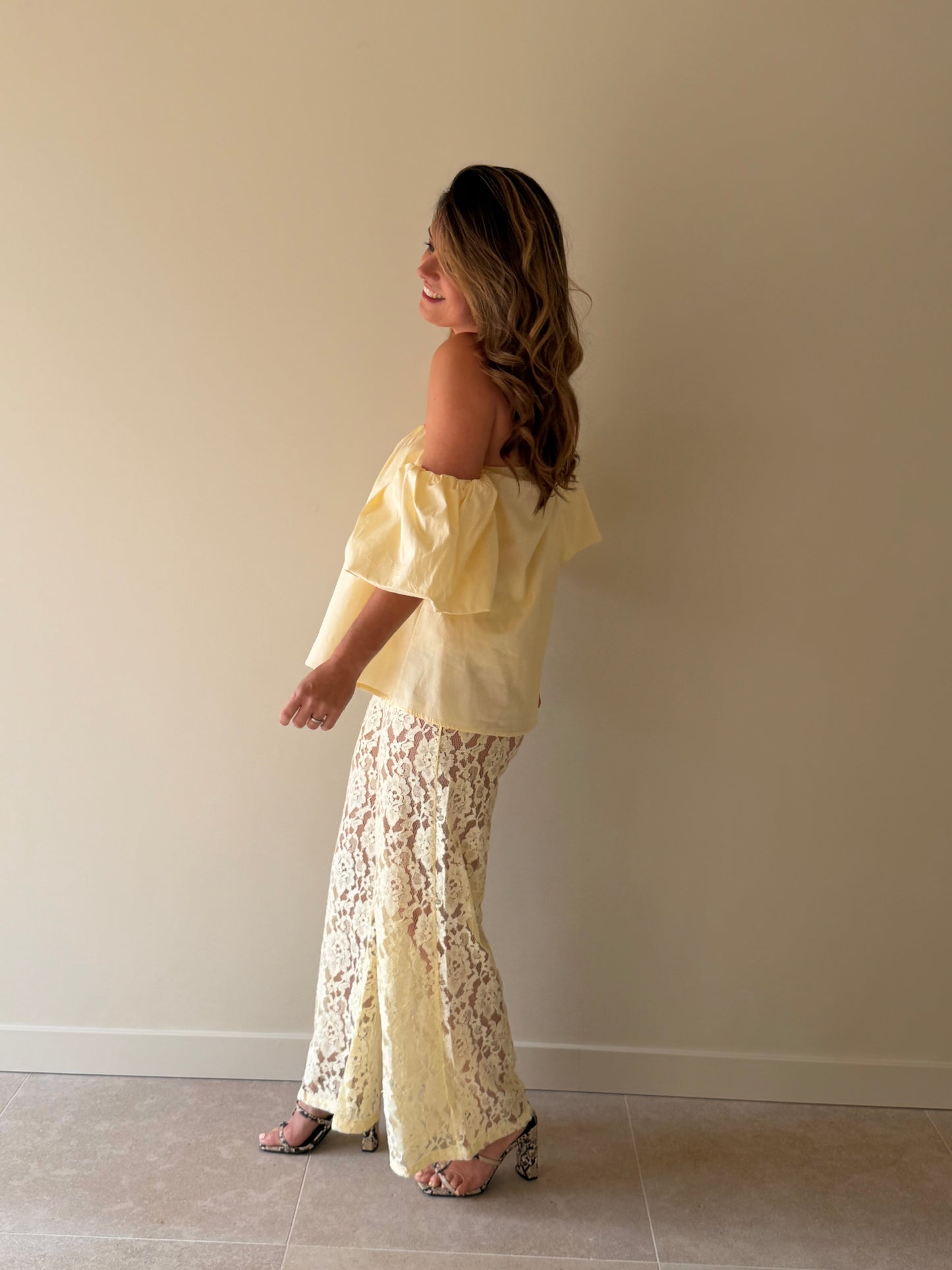 Harper Broek Geel