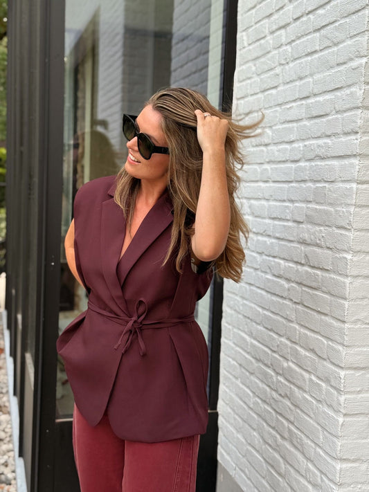 Juliette Blazer Bordeaux