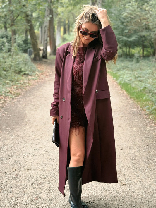 Ellis Blazer Bordeaux