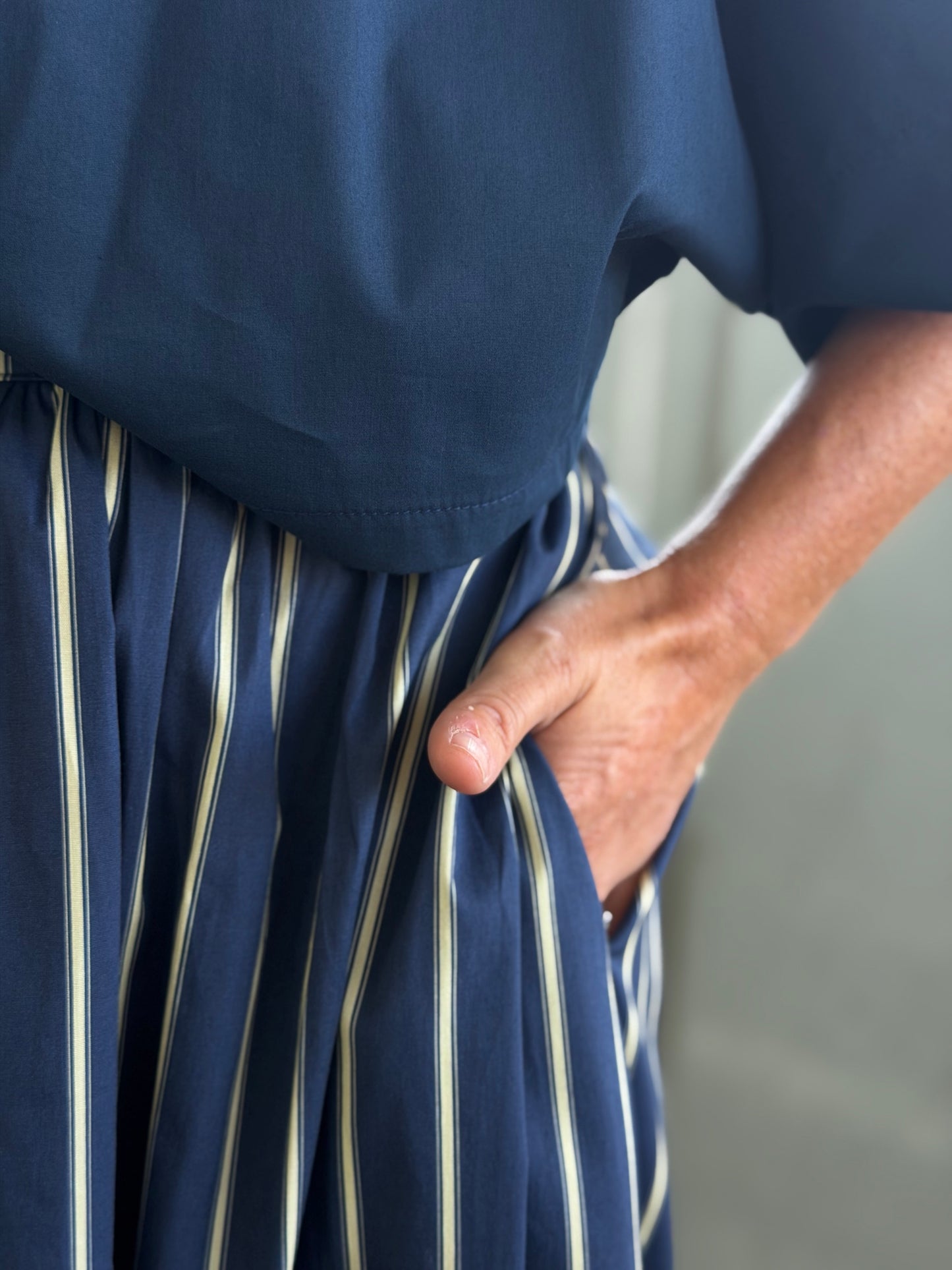 Perla Rok strepen navy