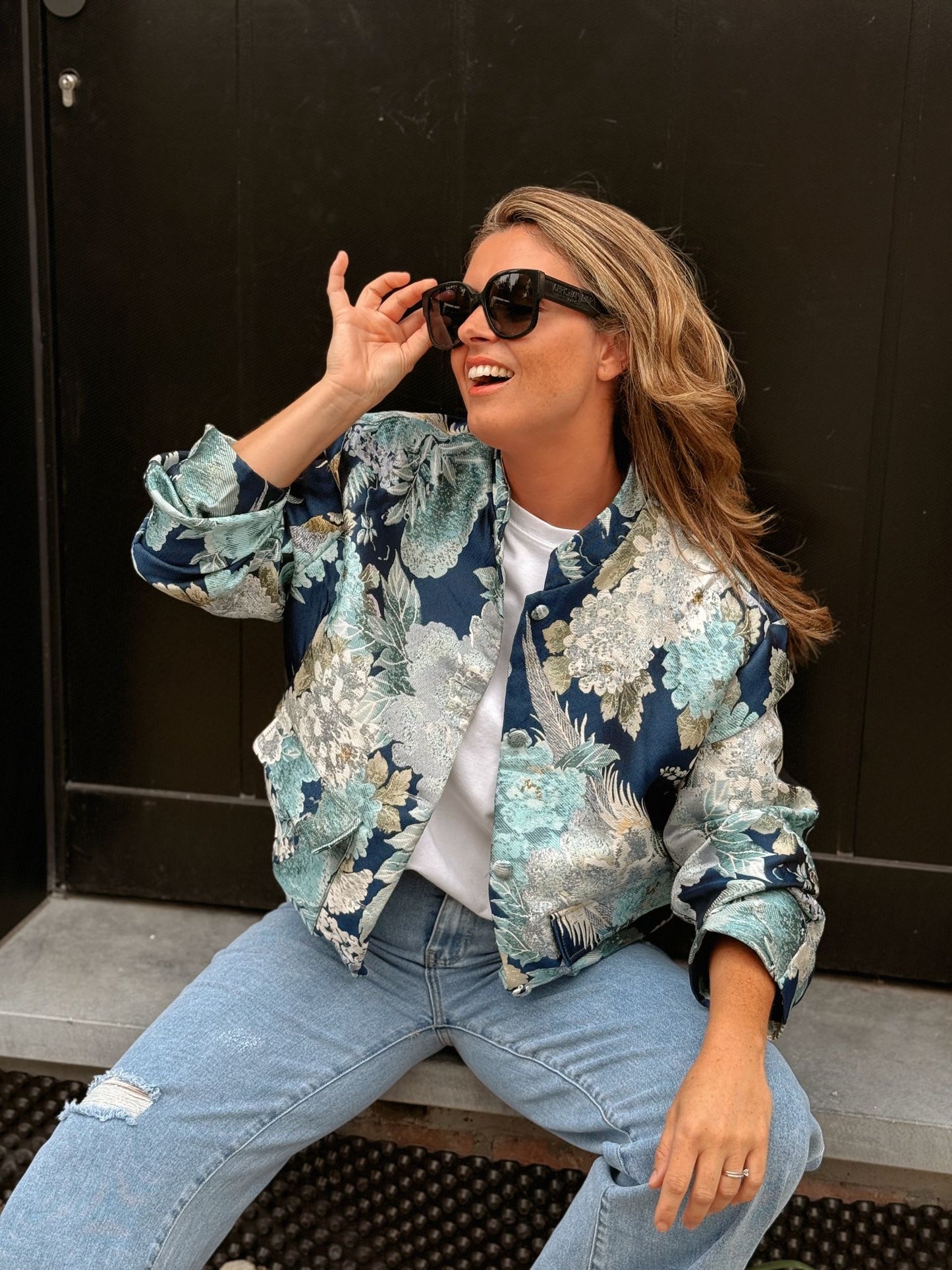 Babette Bomber Blauw