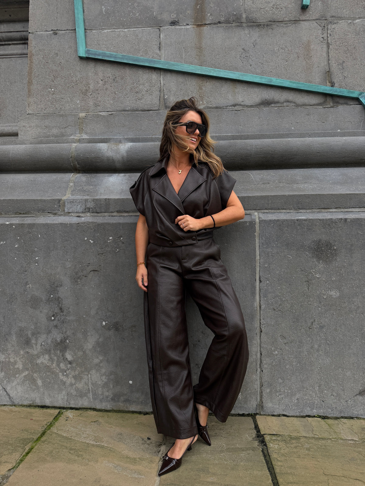 Dali Gilet Brown