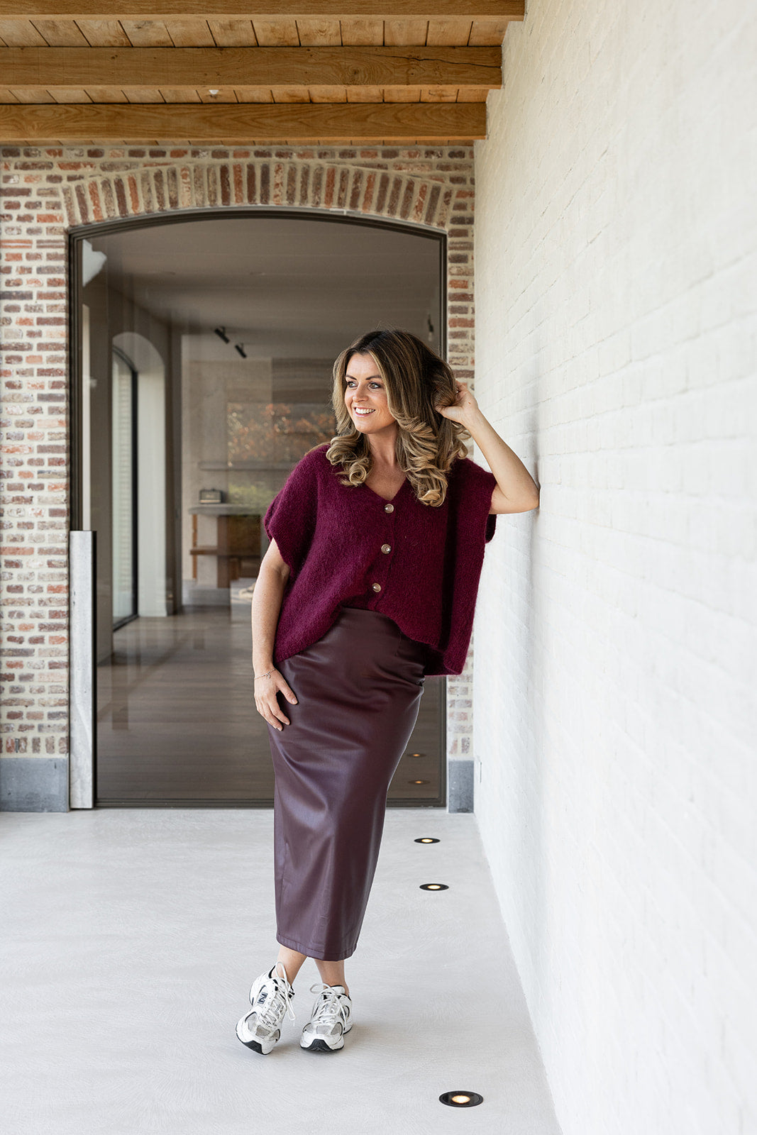 Parker Skirt Bordeaux