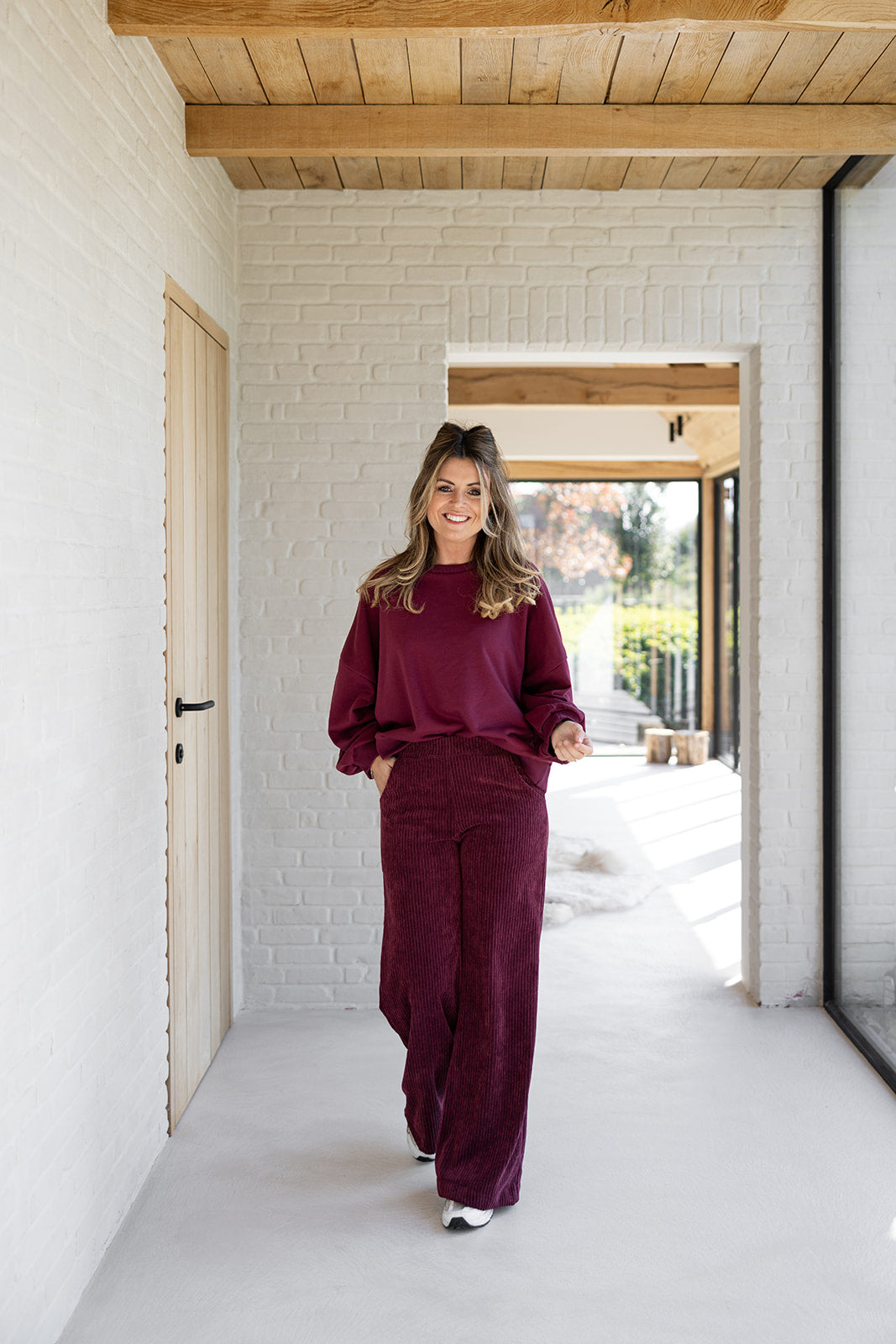 Holly Pant Bordeaux