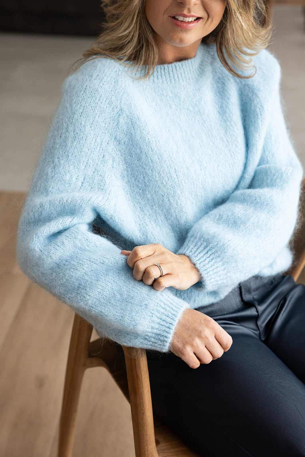Romeo Knit Lichtblauw